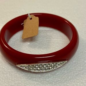 Red Bangle Bracelet